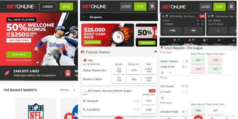 Betonline Sports CA-sports betting apps