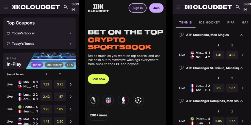 Cloudbet Sports CA-sports betting apps