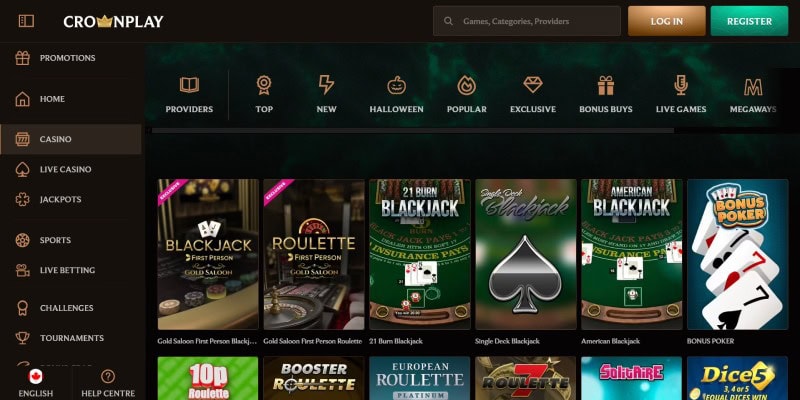 Crownplay Casino CA-online blackjack canada