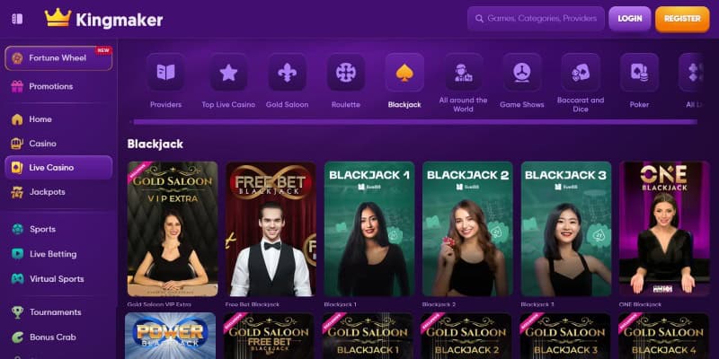 Kingmaker Casino CA-online blackjack canada