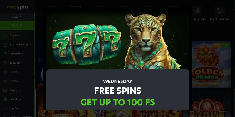 Neospin Casino CA Bonus Wednesday-Neospin casino review