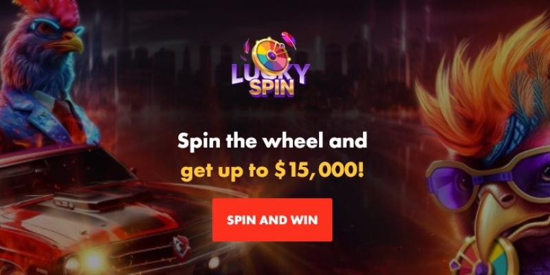 Roosterbet Casino CA Bonus Lucky Spin-Roosterbet casino review