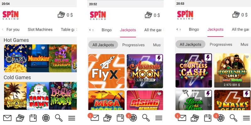 Spin Casino CA Mobile-canadian mobile casinos